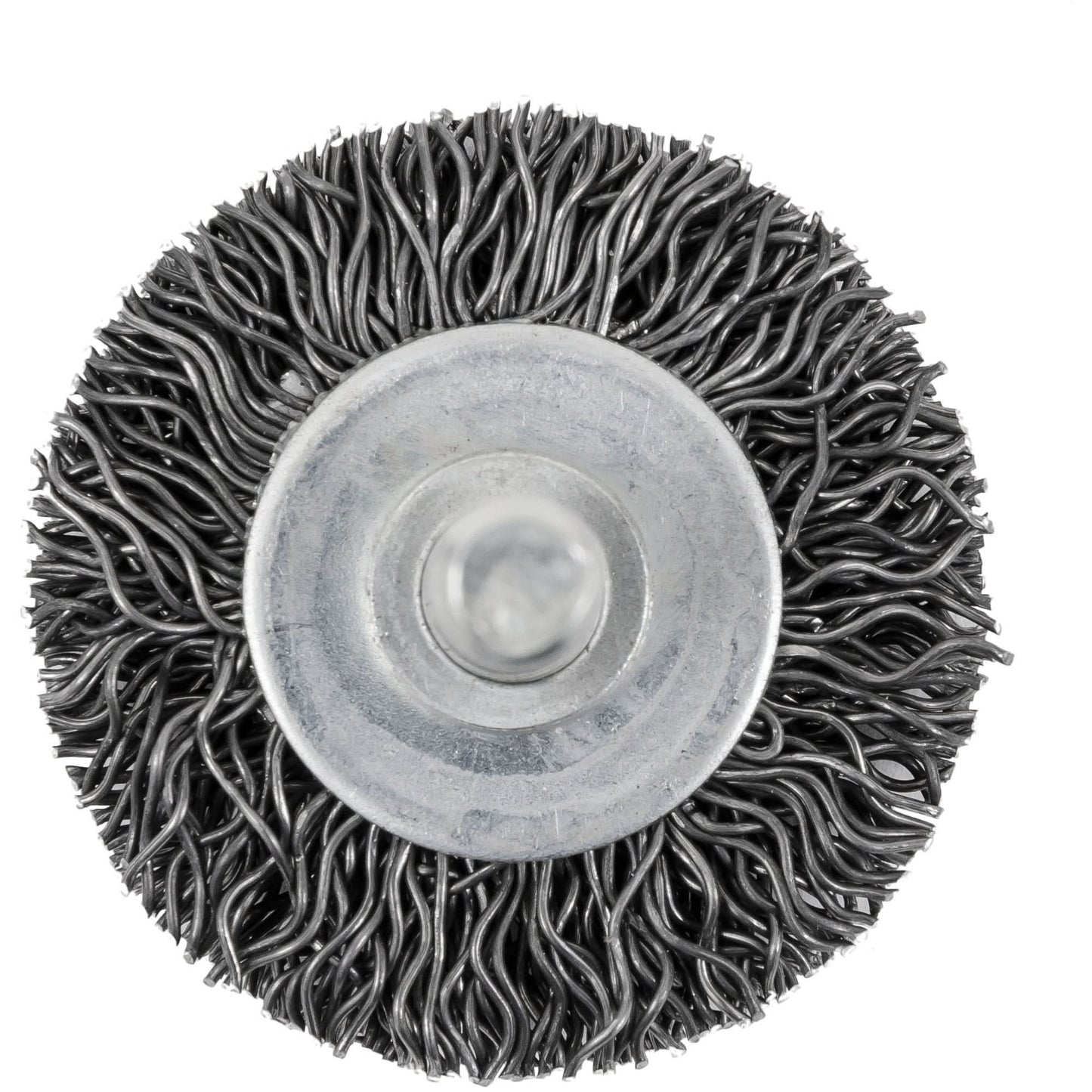 Brosse radiale sertie sur tige 126, 1-1/2", remplissage 0,02", queue 1/4"