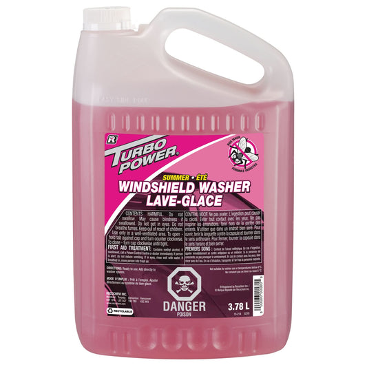 Lave-Glace d'été anti-insectes Turbo Power®, Bidon, 3,78 L