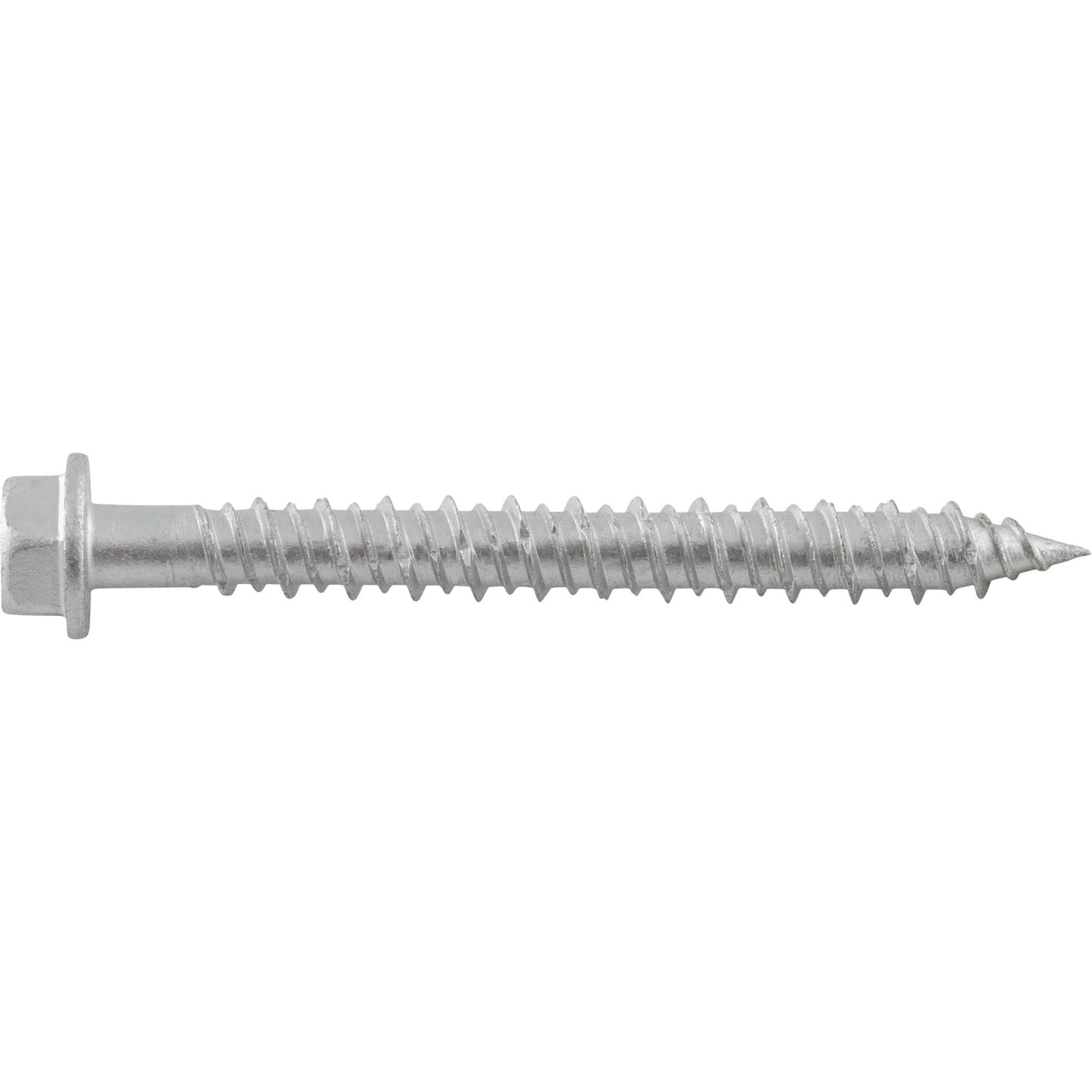 Aggre-Gator Concrete Screw, 1/4" x 2-3/4" L, Stainless Steel