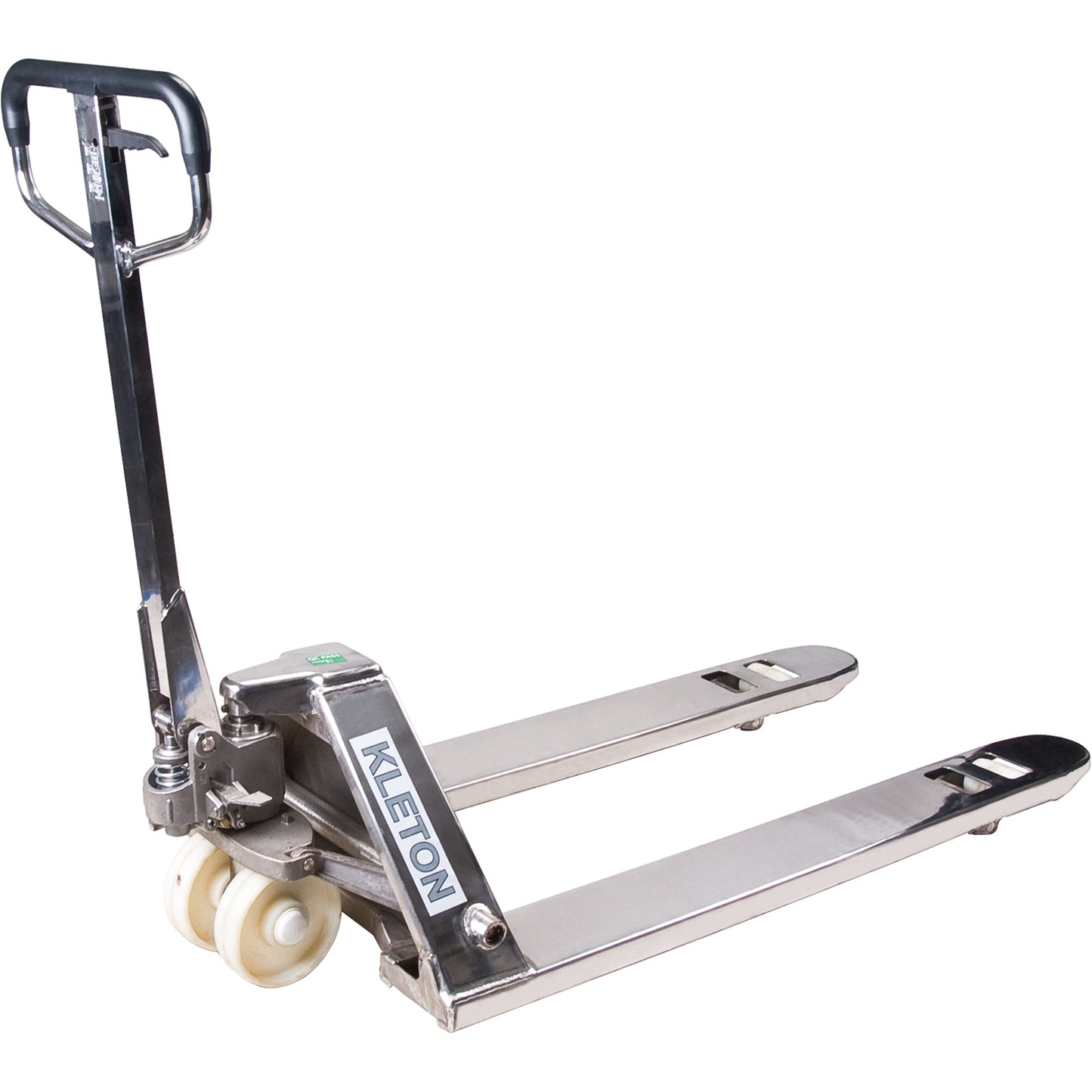 Transpalette manuel, Acier inoxydable, 48" L x 27" l, Capacité de 5500 lb