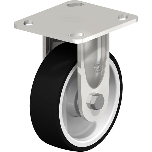 Caster, Rigid, 5" (127 mm), Thermoplastic Polyurethane, 770 lbs. (349 kg.)