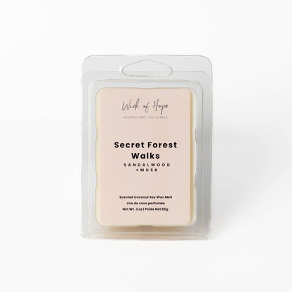 Secret Forest Walks Wax Melt | Sandalwood +  Musk