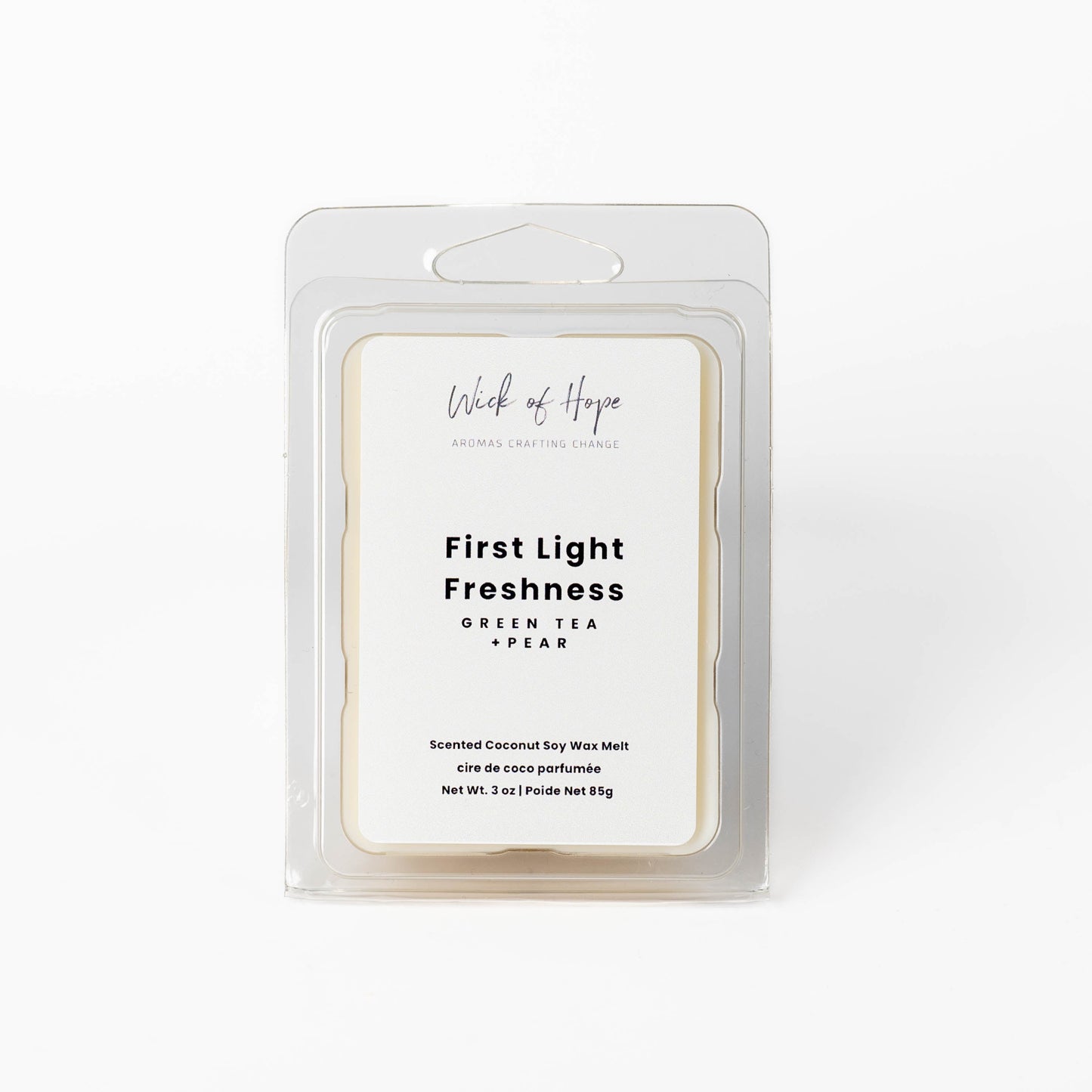 First Light Freshness Wax Melt | Green Tea + Pear