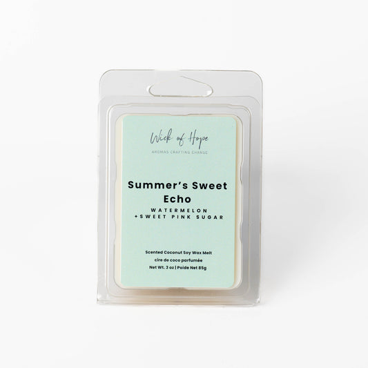 Summer's Sweet Echo Wax Melt | Watermelon + Sweet Pink Sugar