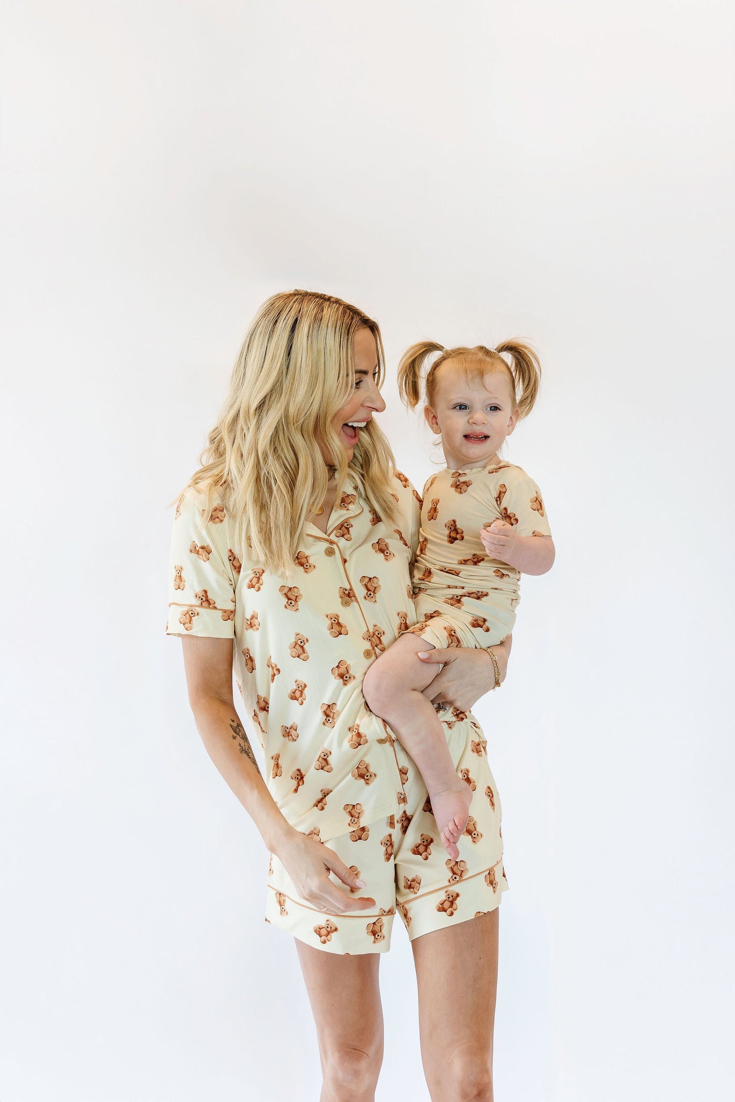 Kids Teddy Bear Pajama Shorts