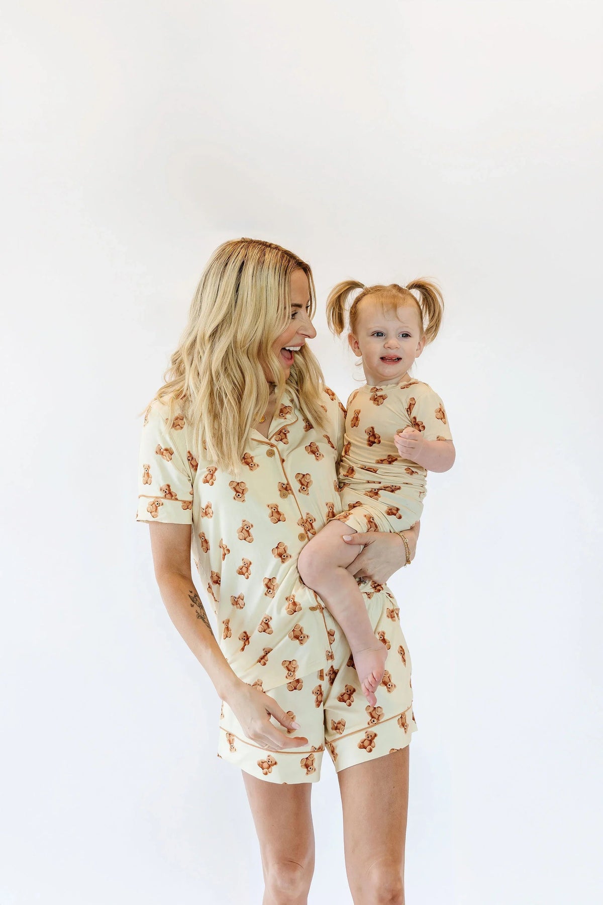 Kids Teddy Bear Pajama Shorts