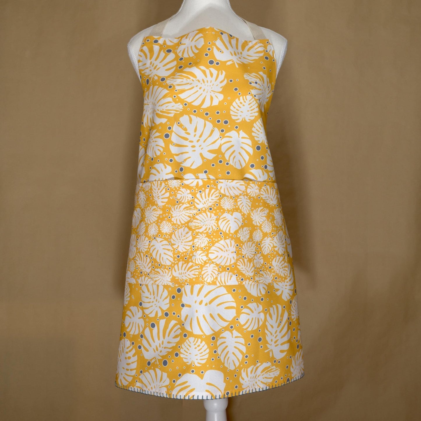 Monster Ah! - Tropical Cotton Apron