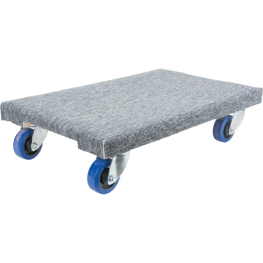 Diables en bois massif renforcés, roues en caoutchouc, capacité de 635 kg, 45,7 cm l x 61 cm P x 17,8 cm H