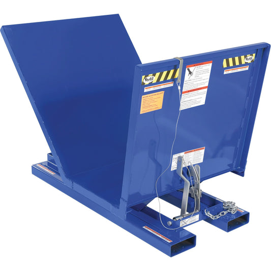 Trémie ouverte, acier, 0,76 m³, bleue