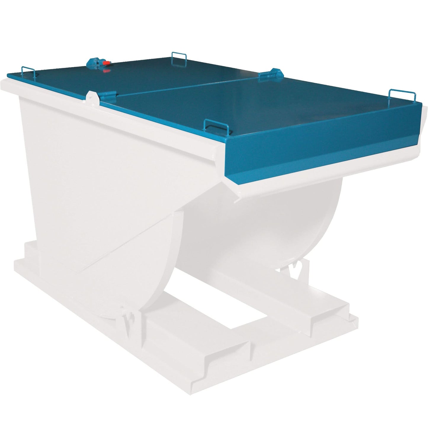 Cover for Self-Dumping Hopper