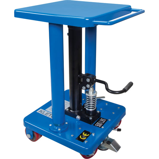 Table de travail hydraulique, 45,72 cm L x 45,72 cm l, acier, capacité de 226,8 kg