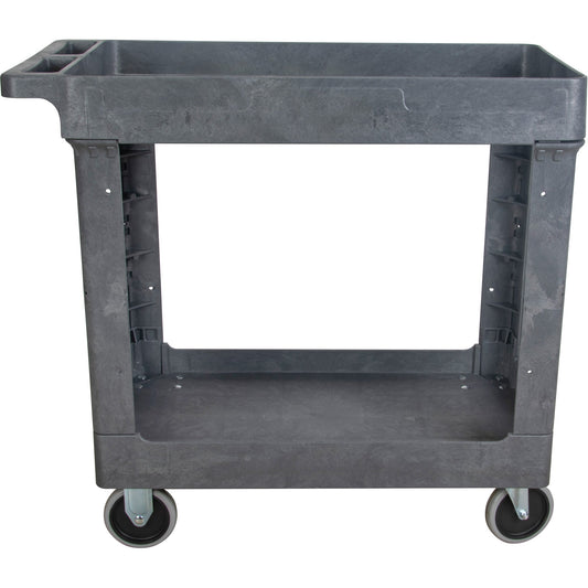 Chariot de service utilitaire, 2 niveaux, 16-1/2" x 32-1/2" x 34-1/2", capacité de 550 lb
