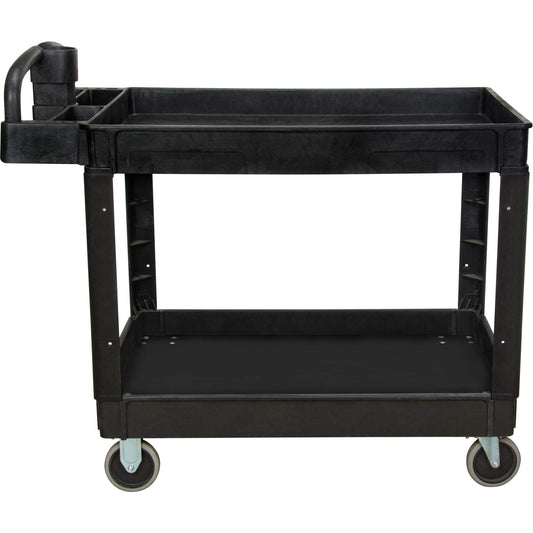 Utility Cart, 2 Tiers, 25-5/8" x 33-1/2" x 43-3/4", 550 lbs. Capacity