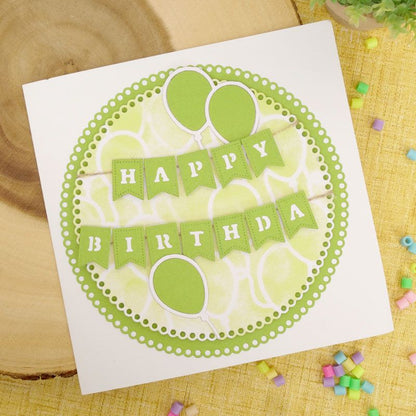 Moonstone Dies - Banner Bunting Alphabet