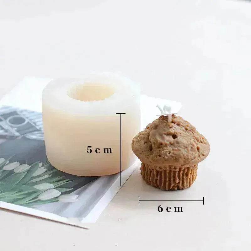 Muffin Cupcake Scented Candle Silicone Mold