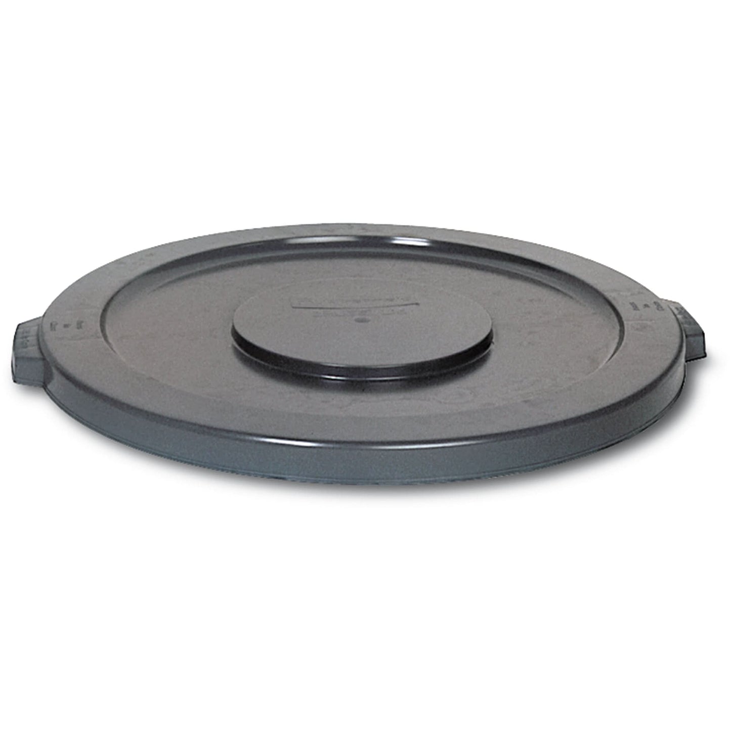 Round Brute® Tops, Flat Lid, Plastic/Polyethylene, Fits Container Size: 19-7/8" Dia.