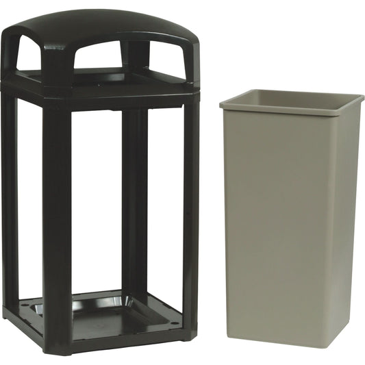 Cadre de conteneur classique Landmark Series® avec revêtement rigide, plastique, 190 L