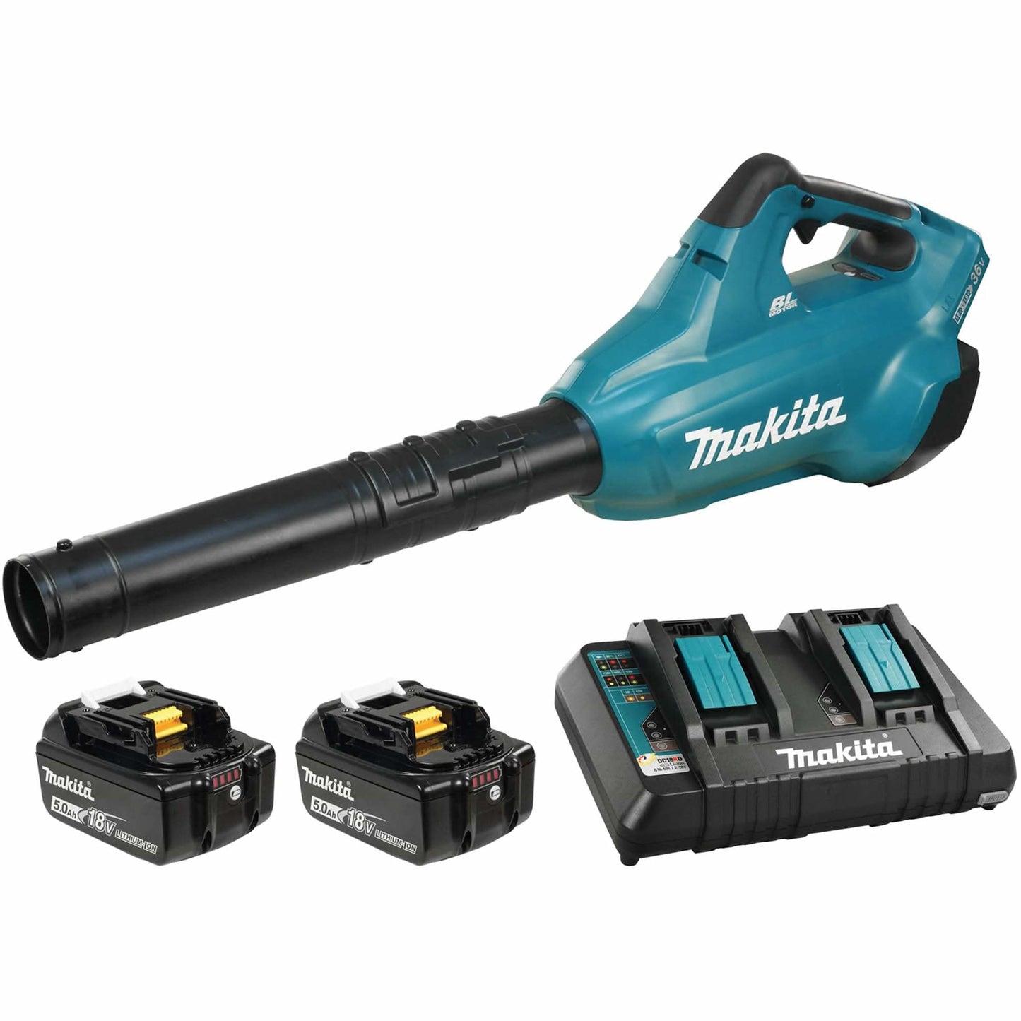 LXT 5.0 Ah Brushless 473 CFM Blower Kit, 36 V, 120 MPH Output, Battery Powered