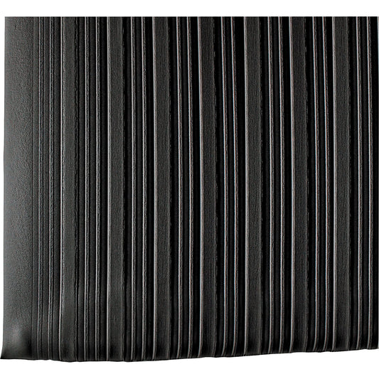Tuf Sponge No. 451 Mats, Ribbed, 2' x 10' x 3/8", Black/Yellow, PVC Sponge