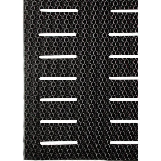 Tapis Kushion Walk no 475, à fentes, 2 pi x 60 pi x 3/8 po, noir, PVC
