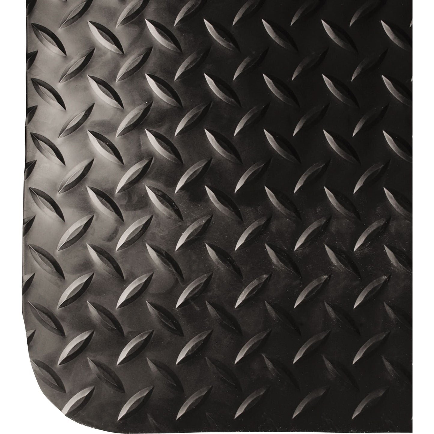 Electrically Conductive Anti-Fatigue No.786 Matting, 3' W x 5' L x 9/16" T, PVC, Diamond, Black
