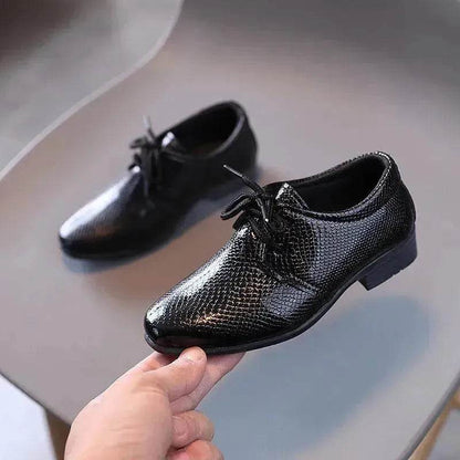 New British Style Lace-up Children's Shoes