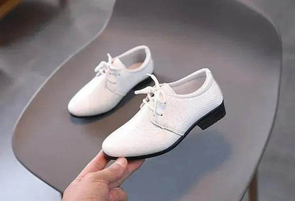 New British Style Lace-up Children's Shoes