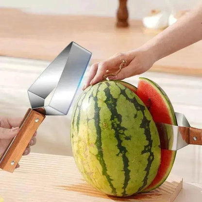New Watermelon Cutter Slicer Artifact 430 Stainless Steel Watermelon Slicer Cutter Kitchen Gadgets