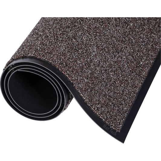 Cross-Over™ Matting, Wiper/Scraper, 3' x 8' x 5/16", Walnut