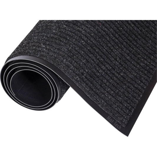 Needle-Rib™ Matting, Wiper/Scraper, 6' x 46' x 15/16", Brown