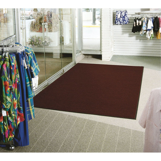 Needle-Rib™ Matting, Wiper/Scraper, 6' x 60' x 15/16", Red