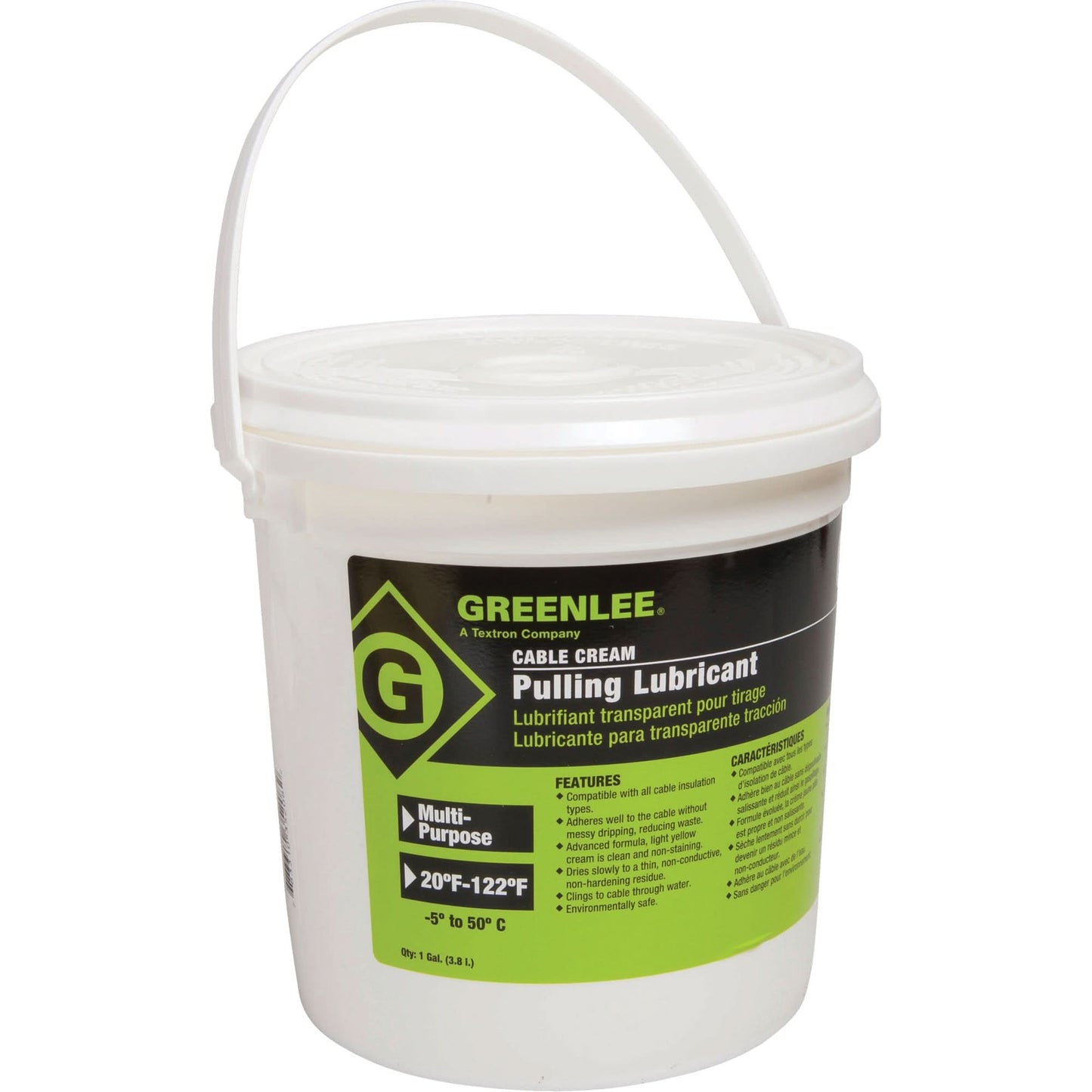 Cable Cream Pulling Lubricant, Bucket