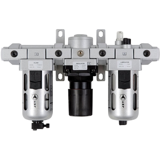 AFRLMS12 3-Piece Standard Air Filter, Regulator & Lubricator, 1/2" NPT