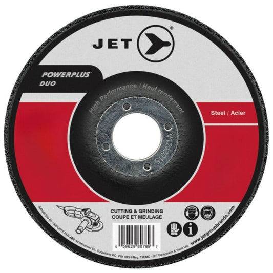 A46T PowerPlus Cut-Off Wheel, 7" x 1/16", 7/8" Arbor, Type 27, 8600 RPM
