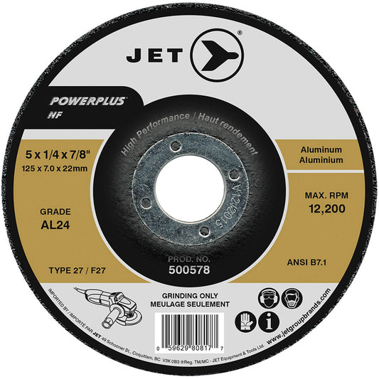 Meule Powerplus NF, 125 x 6,35 mm, alésage 1/4", Type T27