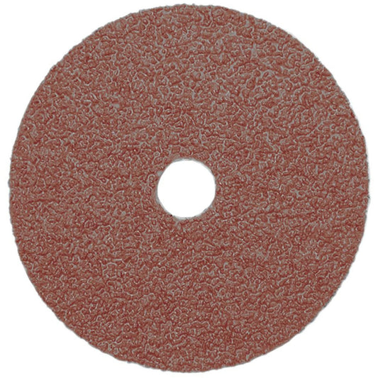 Resin Fibre Sanding Disc, Aluminum Oxide, A120, 7" Dia x 7/8" Arbor