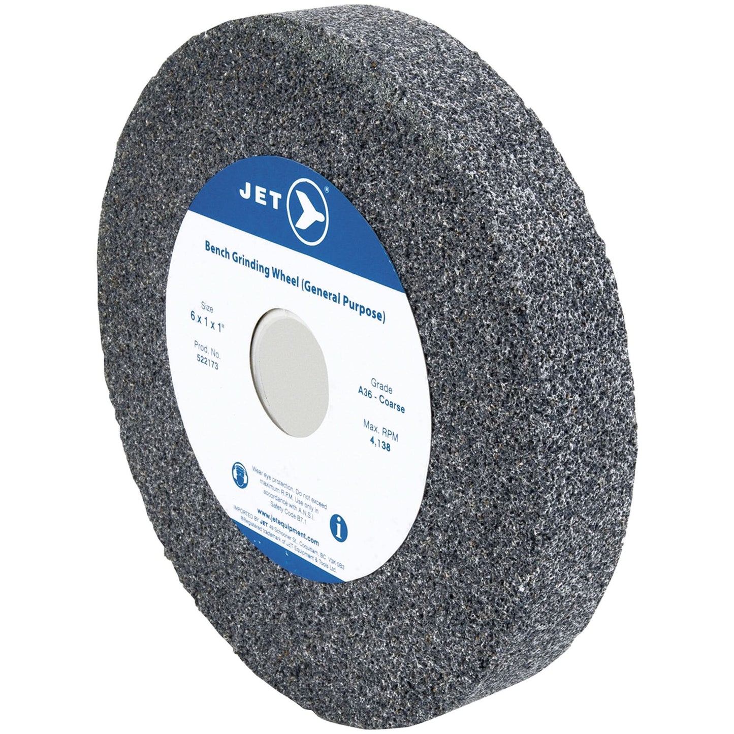 A610C Bench Grinding Wheel, 6" x 1", 1" Arbor