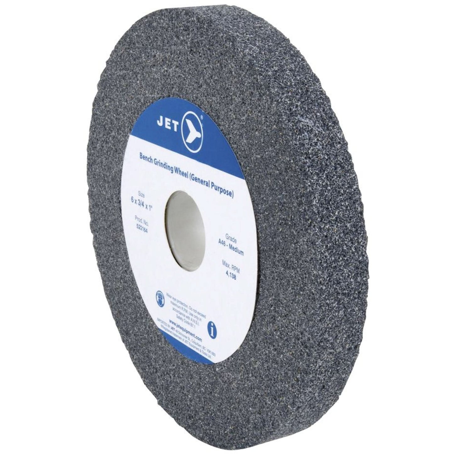 Bench Grinding Wheel, 8" x 1", 1" Arbor