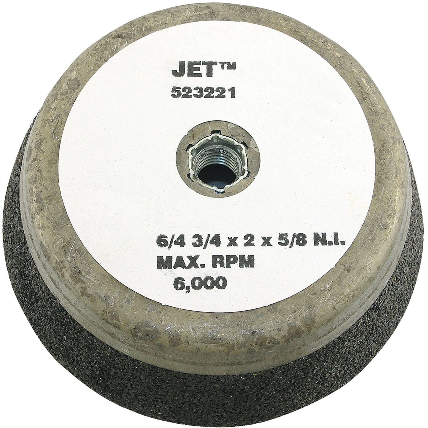Resin Bond Cup Wheel, 6" x 2", 5/8"-11NC Arbor, Type 11