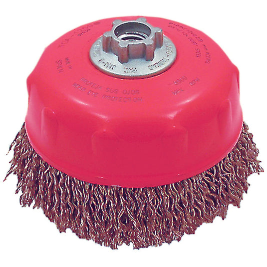 MAXI-CRIMPED Premium Crimped Wire Cup Brush