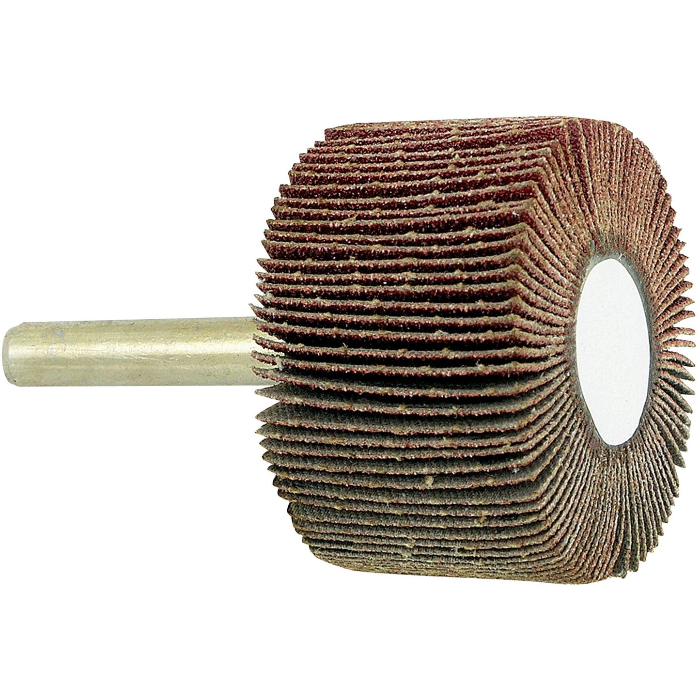 Shaft Mounted Flapwheel, 80 Grit, 1-1/2" x 1" x 1/4"