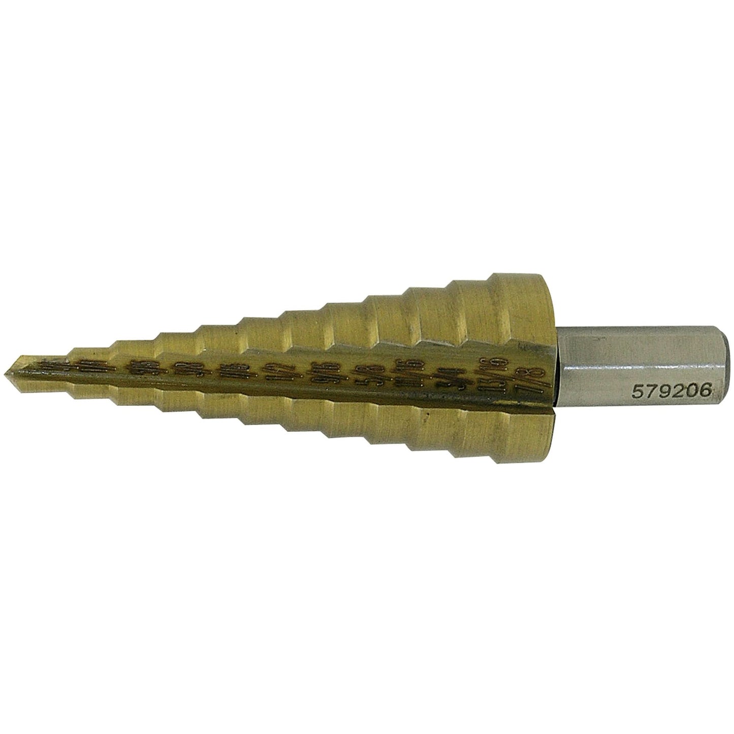 JET-KUT® Super Premium M35 Step Drill, 3/16" - 7/8" , 1/16" Increments, High Speed Steel