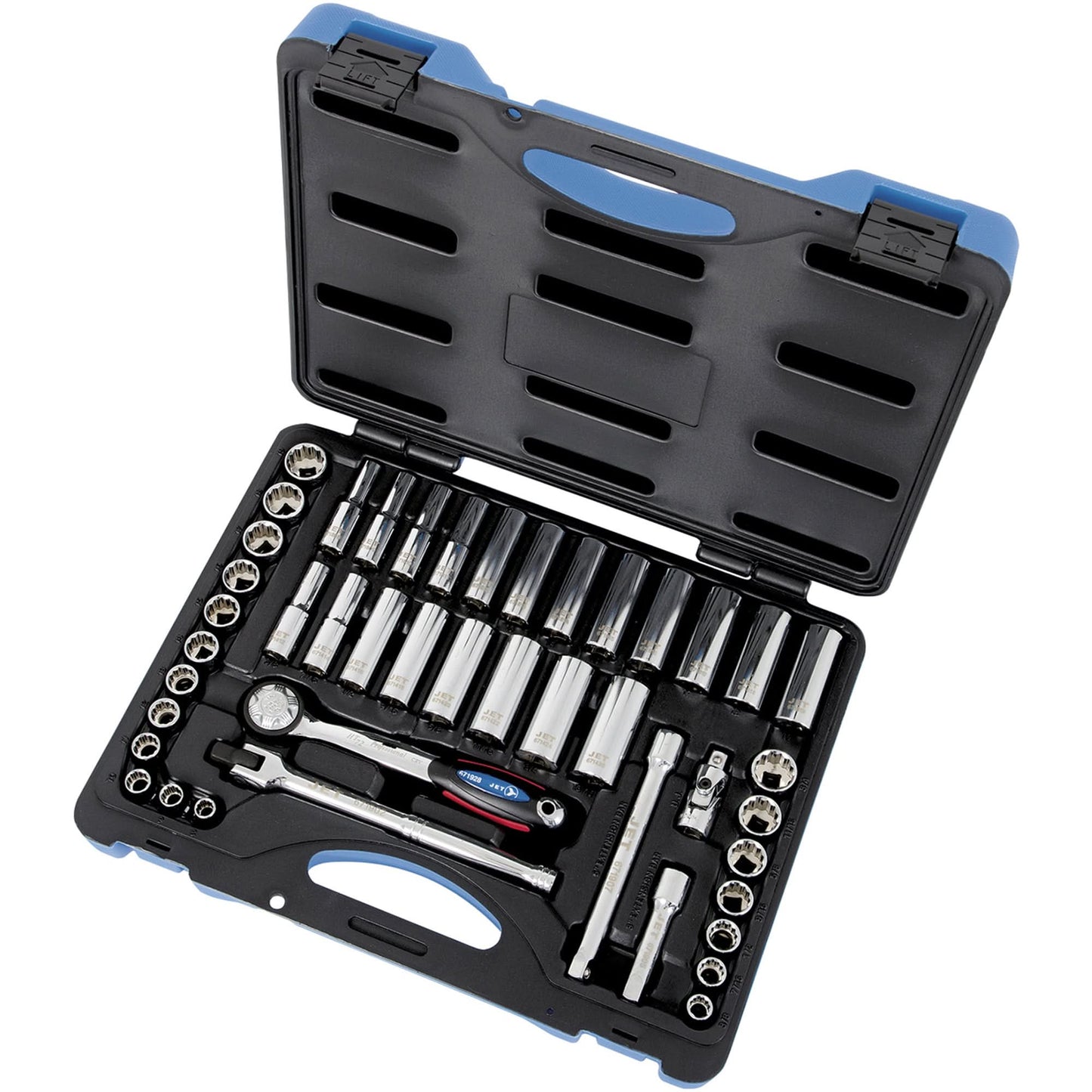 SW3845C-12 12-Point SAE/Metric Socket Wrench Set, 45 Pcs, 3/8" Drive Size, Deep