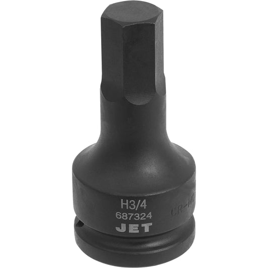 Impact Bit Socket, Hex, 3/4" x 3/4" Drive