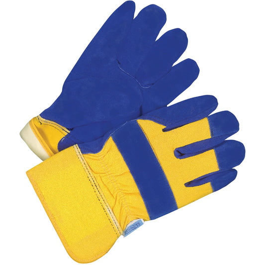 Gants de monteur classiques, taille unique, paume en croûte de cuir de bovin, doublure intérieure Thinsulate™.