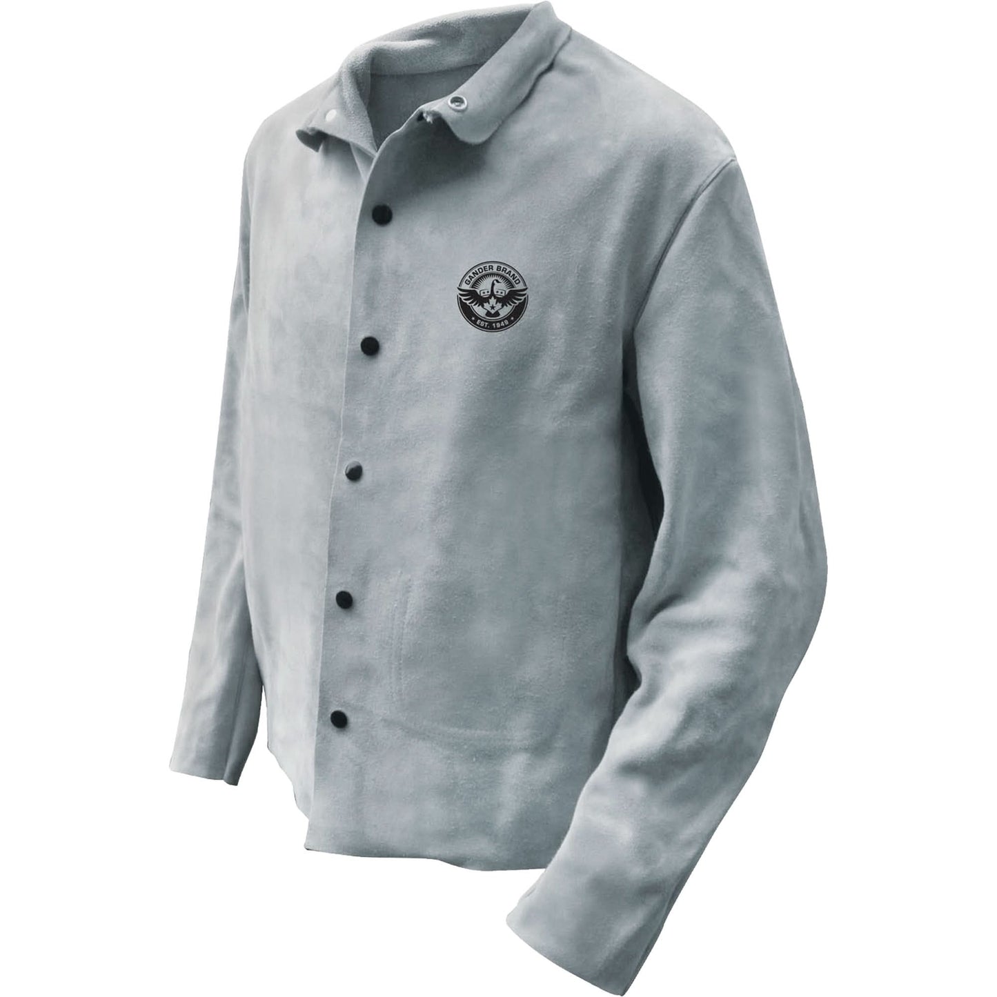 Welder Jacket, Leather, 2X-Large, Grey