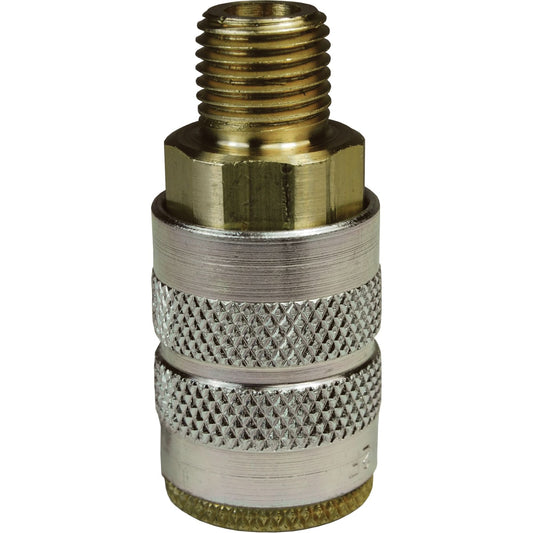 Coupleur manuel pneumatique série F, laiton, 3/8 po, NPTF femelle, 500 psi