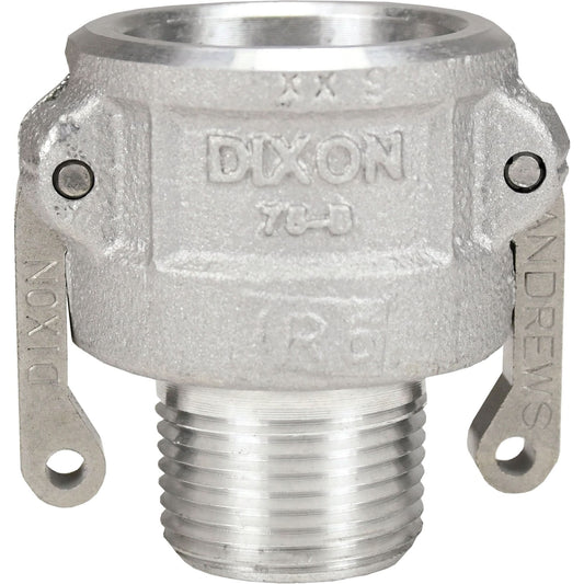 Raccord rapide Cam & Groove, aluminium, 3/4", filetage mâle NPT, 250 PSI