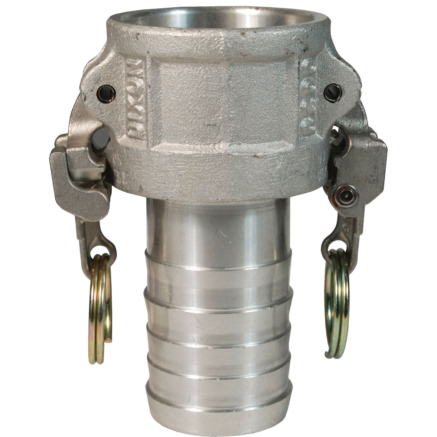 EZ Boss-Lock™ Cam & Groove Coupler x Hose Shank, Aluminum, Type C, 4", 100 psi