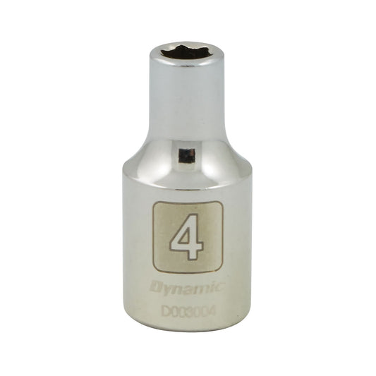 Metric Socket, 12 mm, 1/4" Drive, 6 Points